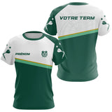 Polo Club Fléchettes Personnalisé – Classique Vert & Blanc - T-Shirt Femme