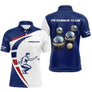 Polo Club Pétanque Homme Femme - Bleu Blanc Rouge Tricolore - Polo Homme