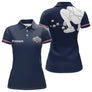 Polo Club Pétanque Homme Femme - Personnalisé Bleu Marine - Polo Femme