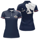 Polo Club Pétanque Homme Femme - Personnalisé Bleu Marine - Polo Femme