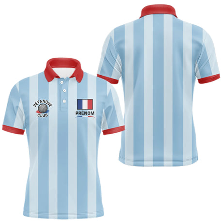 Polo Club Pétanque Homme Femme - Style Drapeau Français - Polo Homme