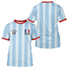 Polo Club Pétanque Homme Femme - Style Drapeau Français - T-Shirt Homme