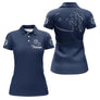 Polo Club Pétanque Sport - Bleu Marine Minimaliste - Polo Femme
