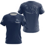 Polo Club Pétanque Sport - Bleu Marine Minimaliste - T-Shirt Femme