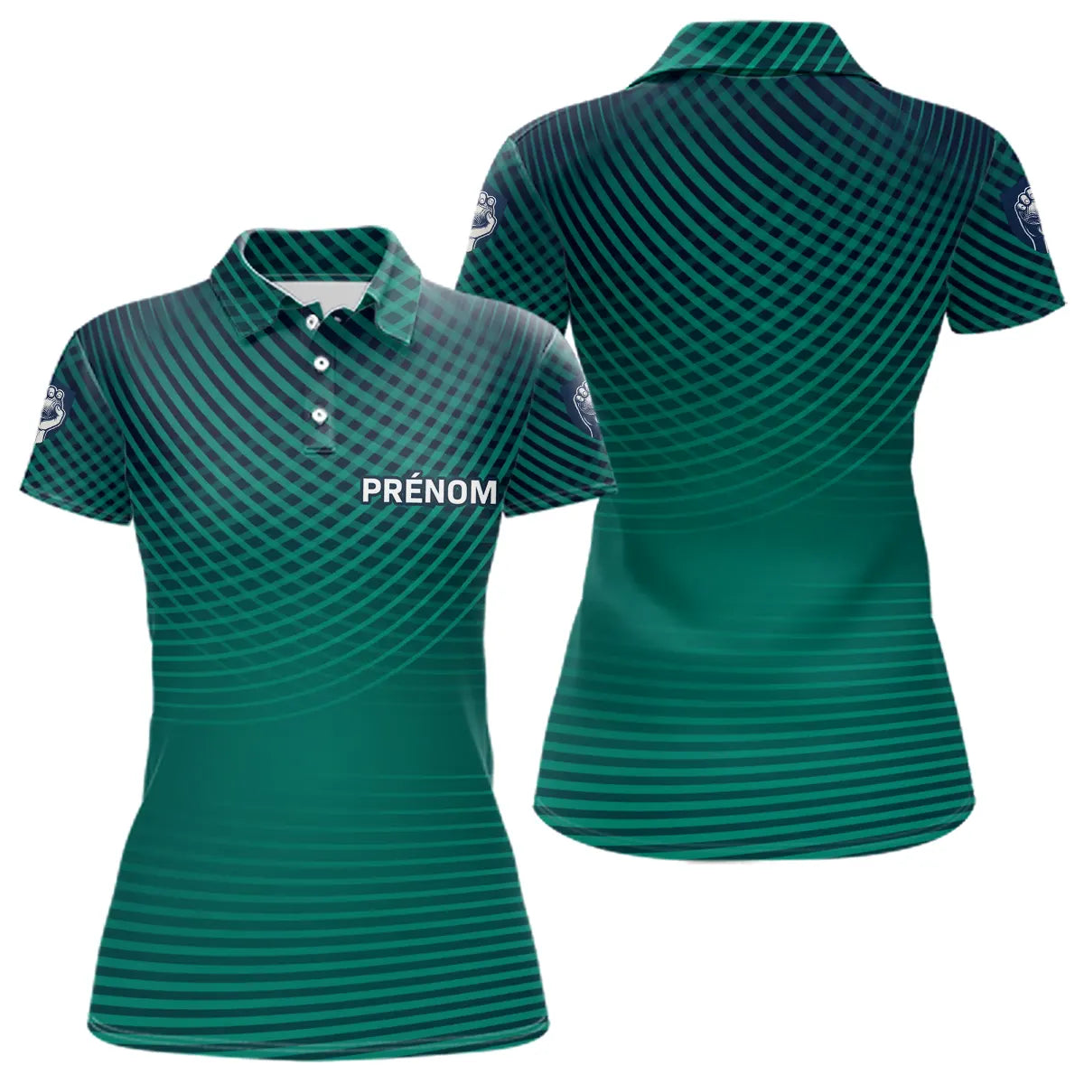 Polo Club Pétanque Vert Personnalisé - Cadeau Humour Homme Femme - Polo Femme