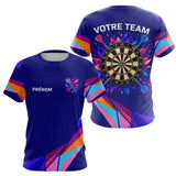 Polo Competition Fléchettes Homme Femme - Equipe Bleu - T-Shirt Femme