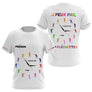Polo Fléchette Homme Femme Blanc - J'peux Pas J'ai - T-Shirt Femme