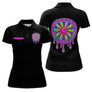 Polo Fléchette Personnalisé - Style Neon Slime - Polo Femme