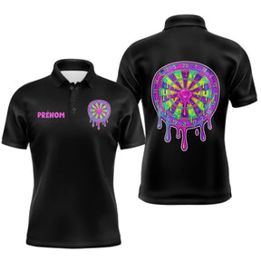 Polo Fléchette Personnalisé - Style Neon Slime - Polo Homme