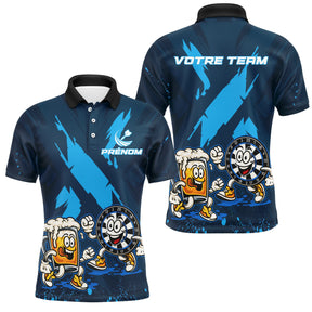 Polo Fléchettes Apéro - Cadeau Personnalisé Homme Femme - Polo Homme