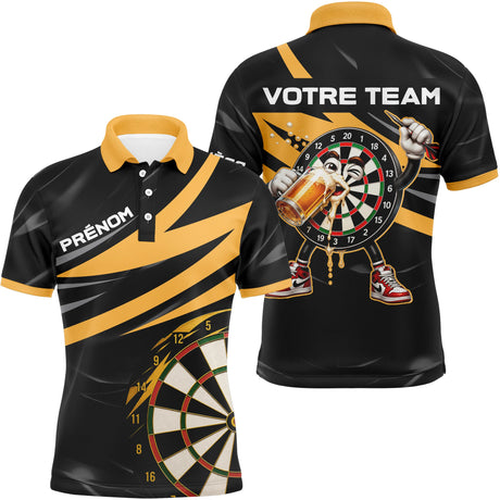Polo Fléchettes & Bière Personnalisable – Style & Convivialité - Polo Homme