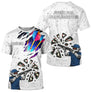 Polo Fléchettes Blanc - Robot Cible Brisée - T-Shirt Homme