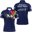 Polo Fléchettes Bleu Marine – Design Multicolores Évolution - Polo Homme