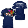 Polo Fléchettes Bleu Marine – Design Multicolores Évolution - T-Shirt Homme