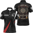 Polo Fléchettes Camo Noir Personnalisé – J'peux Pas Apéro - Polo Homme