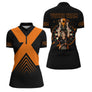 Polo Fléchettes Champion - Sportif Vainqueur Personnalisé - Polo Zippé Femme