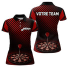 Polo Fléchettes Club Cible 3D - Personnalisé Homme Femme - Polo Femme