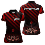 Polo Fléchettes Club Cible 3D - Personnalisé Homme Femme - Polo Femme
