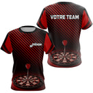 Polo Fléchettes Club Cible 3D - Personnalisé Homme Femme - T-Shirt Femme