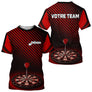 Polo Fléchettes Club Cible 3D - Personnalisé Homme Femme - T-Shirt Homme