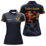 Polo Fléchettes Compétition - Bleu Marine Bulldog - Polo Femme