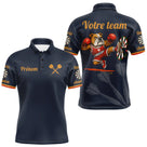 Polo Fléchettes Compétition - Bleu Marine Bulldog - Polo Homme