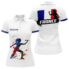 Polo Fléchettes Drapeau Français - Personnalisé Homme Femme - Polo Femme