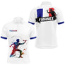 Polo Fléchettes Drapeau Français - Personnalisé Homme Femme - Polo Homme