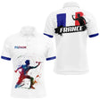 Polo Fléchettes Drapeau Français - Personnalisé Homme Femme - Polo Homme