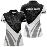 Polo Fléchettes Flamme Personnalisé – Design Sport Premium - Polo Femme