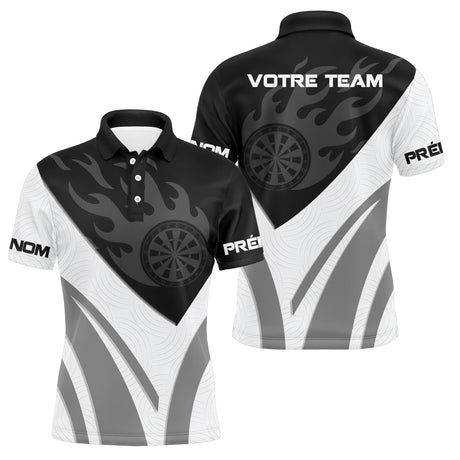 Polo Fléchettes Flamme Personnalisé – Design Sport Premium - Polo Homme