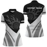 Polo Fléchettes Flamme Personnalisé – Design Sport Premium - Polo Zippé Femme