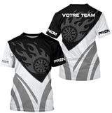 Polo Fléchettes Flamme Personnalisé – Design Sport Premium - T-Shirt Homme