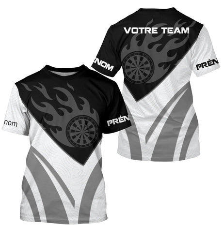 Polo Fléchettes Flamme Personnalisé – Design Sport Premium - T-Shirt Homme