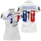 Polo Fléchettes France – Design Tricolore Personnalisé - Polo Femme