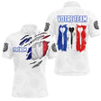 Polo Fléchettes France – Design Tricolore Personnalisé - Polo Homme