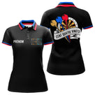 Polo Fléchettes Homme Femme - 180 Noir Bleu Personnalisable - Polo Femme
