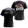 Polo Fléchettes Homme Femme - 180 Noir Bleu Personnalisable - T-Shirt Femme