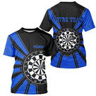 Polo Fléchettes Homme Femme - Cible Bullseye Noir - T-Shirt Homme