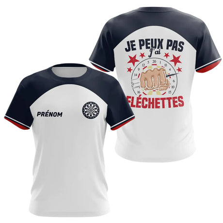 Polo Fléchettes Homme Femme - Je Peux Pas Personnalisé - T-Shirt Femme