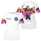Polo Fléchettes Homme Femme - Personnalisé Blanc & Couleurs - T-Shirt Homme