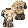 Polo Fléchettes Homme Femme - Personnalisé Vintage Beige - T-Shirt Homme