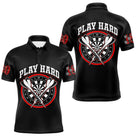 Polo Fléchettes Homme Femme Noir - Play Hard 180 - Polo Homme