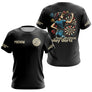 Polo Fléchettes Homme Femme Noir - Real Man Real Woman - T-Shirt Femme