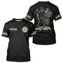 Polo Fléchettes Homme Femme Noir - Real Man Real Woman - T-Shirt Homme