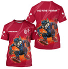 Polo Fléchettes Loup Cartoon - Style Champion Personnalisé - T-Shirt Homme