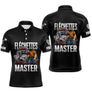 Polo Fléchettes Master Personnalisé - Style Offroad Noir - Polo Homme