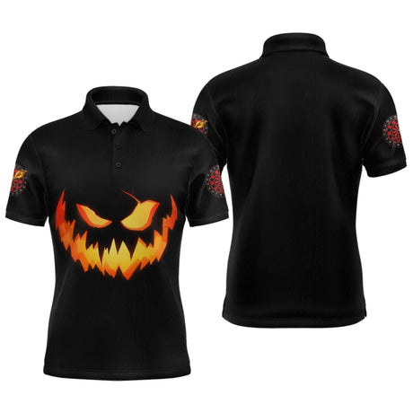 Polo Fléchettes Noir & Orange - Spéciale Halloween - Polo Homme