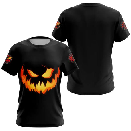 Polo Fléchettes Noir & Orange - Spéciale Halloween - T-Shirt Femme