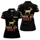 Polo Fléchettes Noir Personnalisé - Bock Auf Homme Femme - Polo Femme